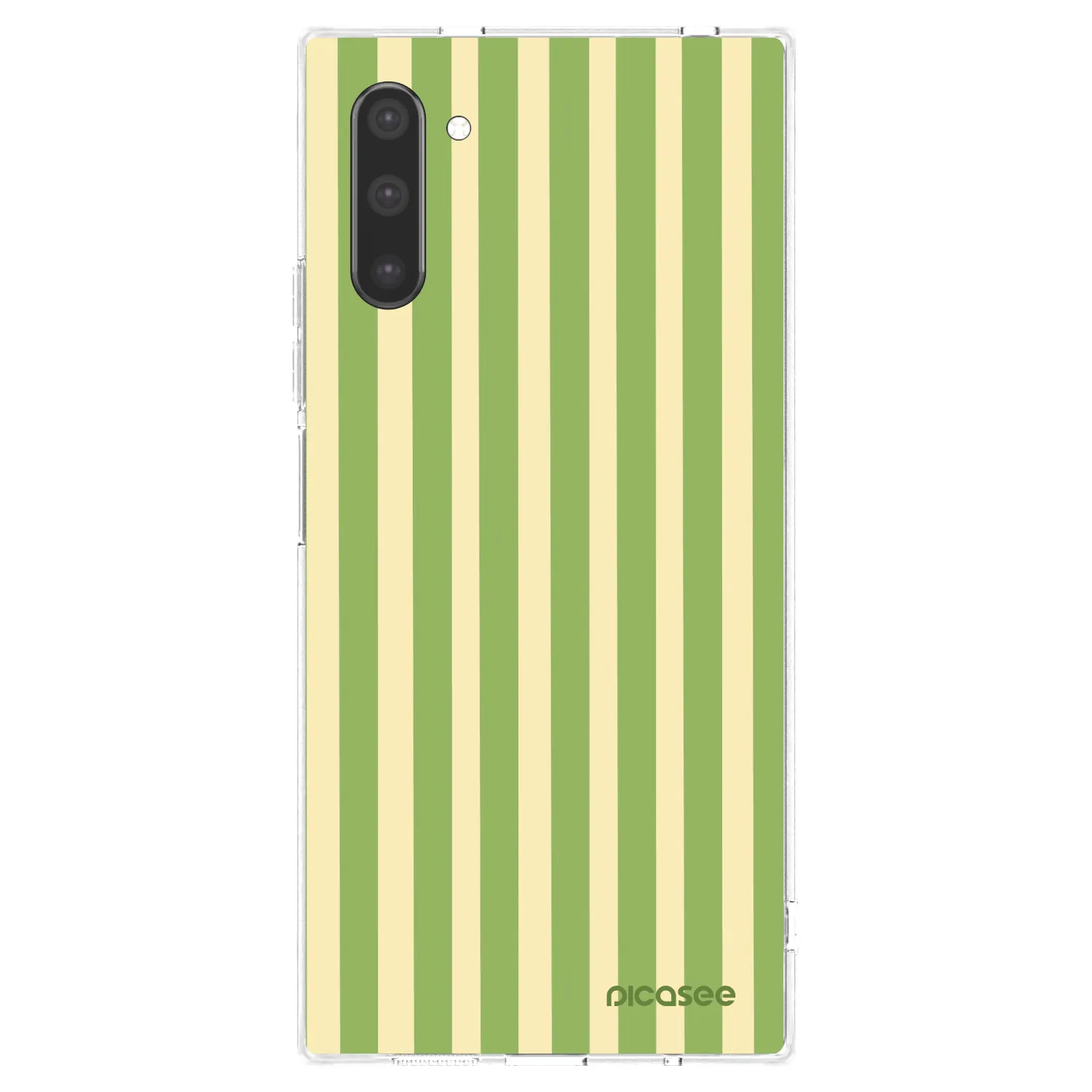 Picasee διαφανής θήκη σιλικόνης Samsung Galaxy Note 10 N970F - Lines Matcha