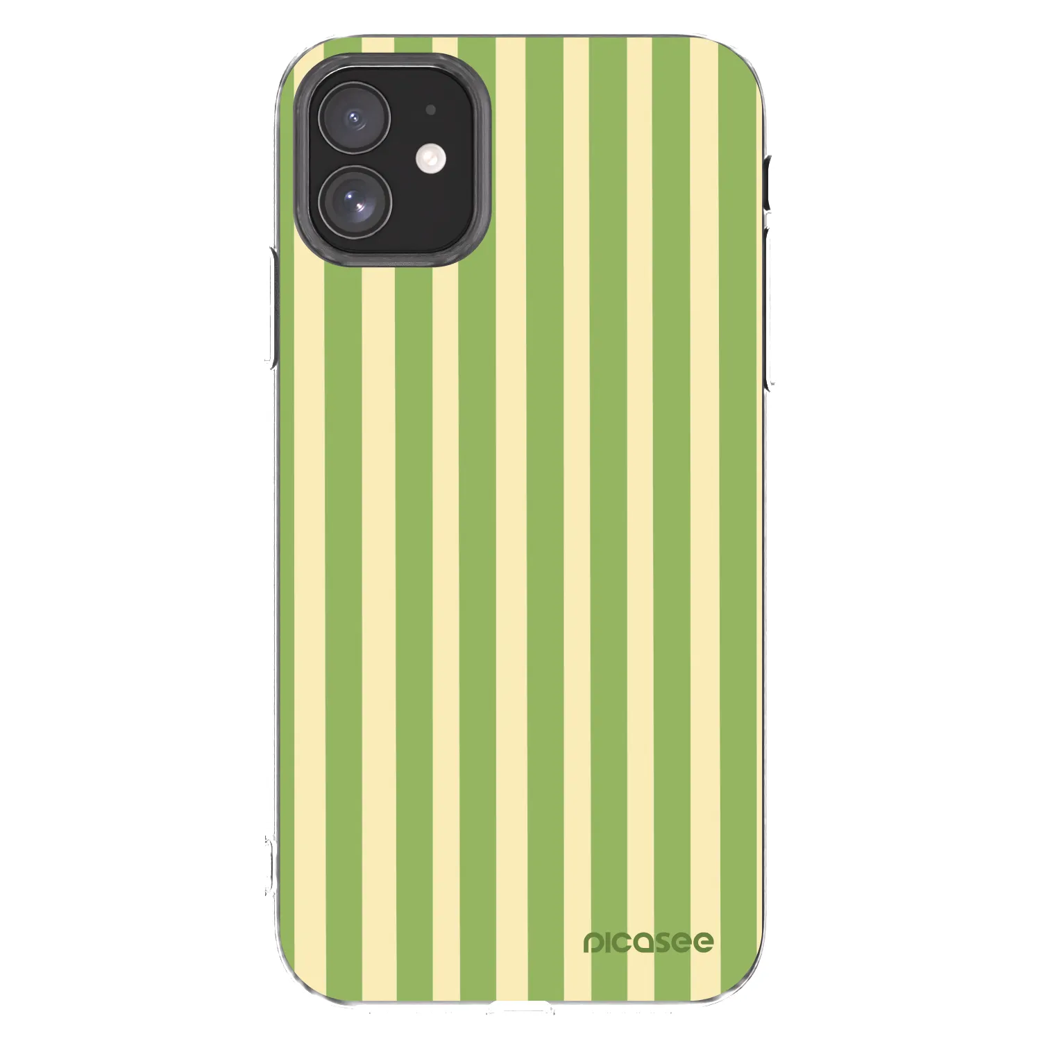 Picasee διαφανής θήκη σιλικόνης Apple iPhone 11 - Lines Matcha