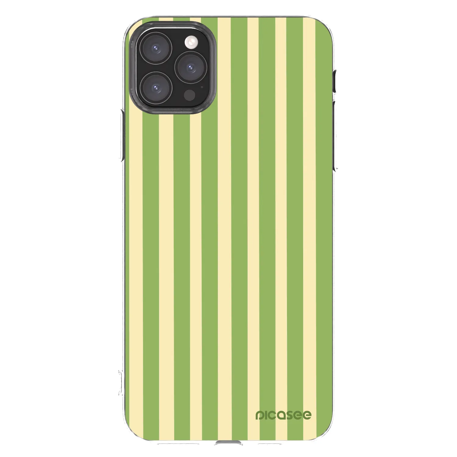 Picasee διαφανής θήκη σιλικόνης Apple iPhone 11 Pro Max - Lines Matcha