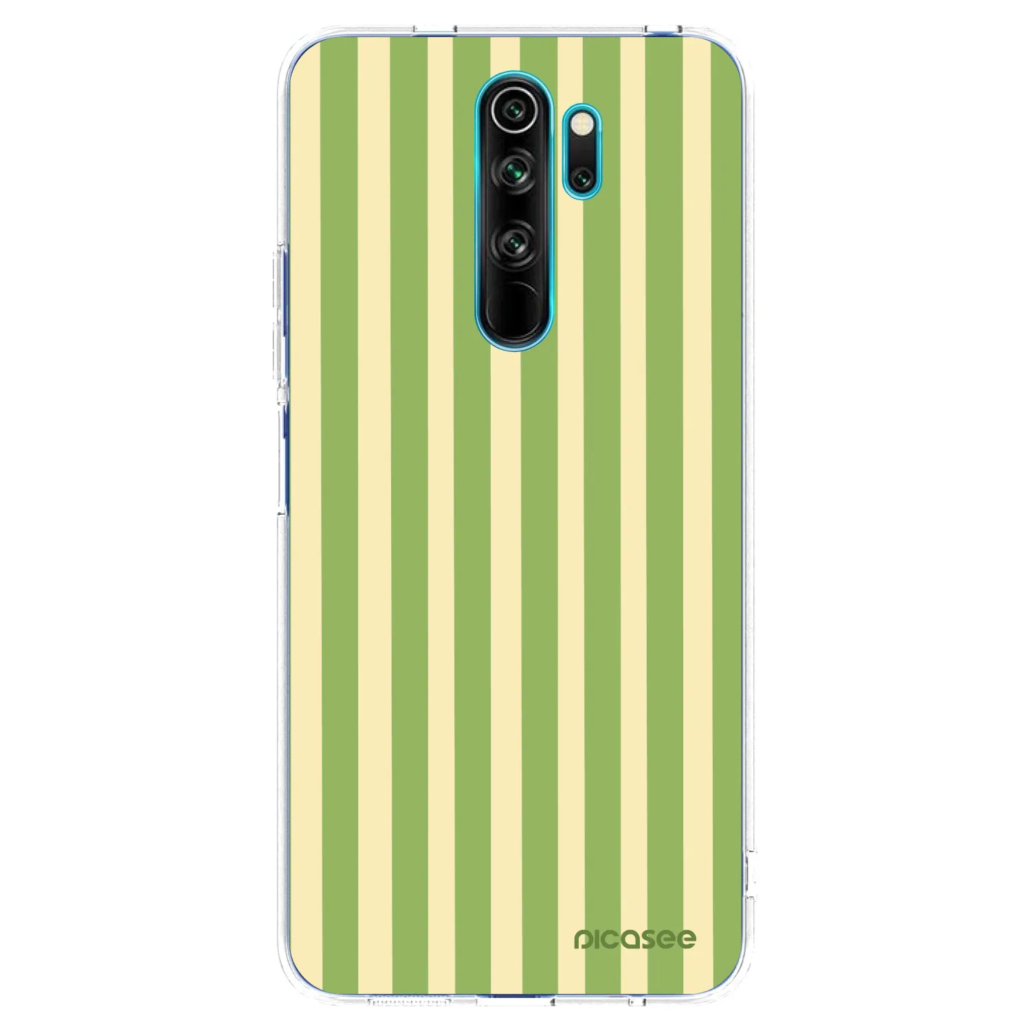 Picasee διαφανής θήκη σιλικόνης Xiaomi Redmi Note 8 Pro - Lines Matcha
