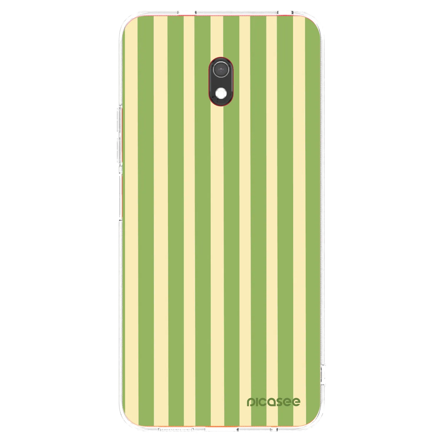 Picasee διαφανής θήκη σιλικόνης Xiaomi Redmi 8A - Lines Matcha