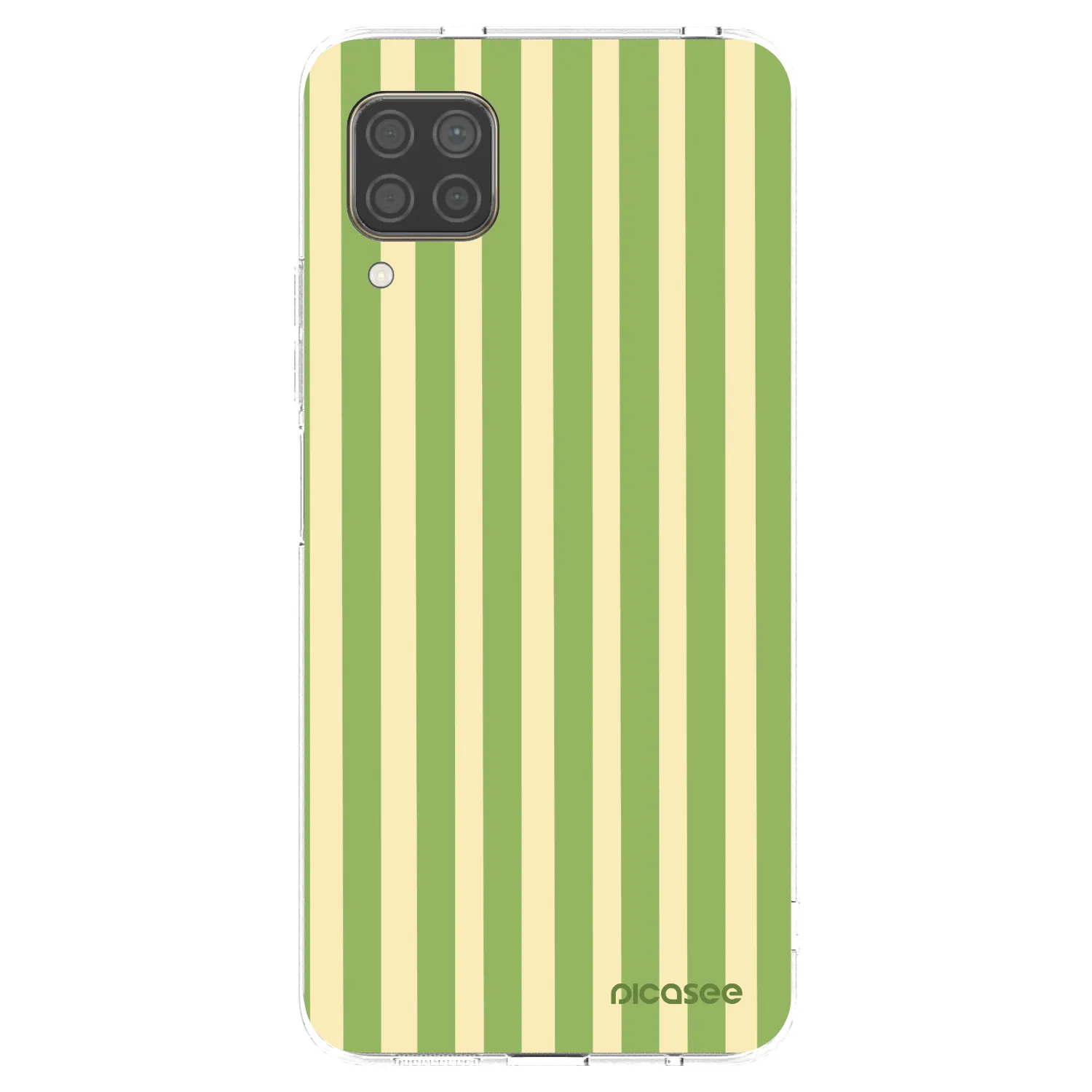 Picasee διαφανής θήκη σιλικόνης Huawei P40 Lite - Lines Matcha