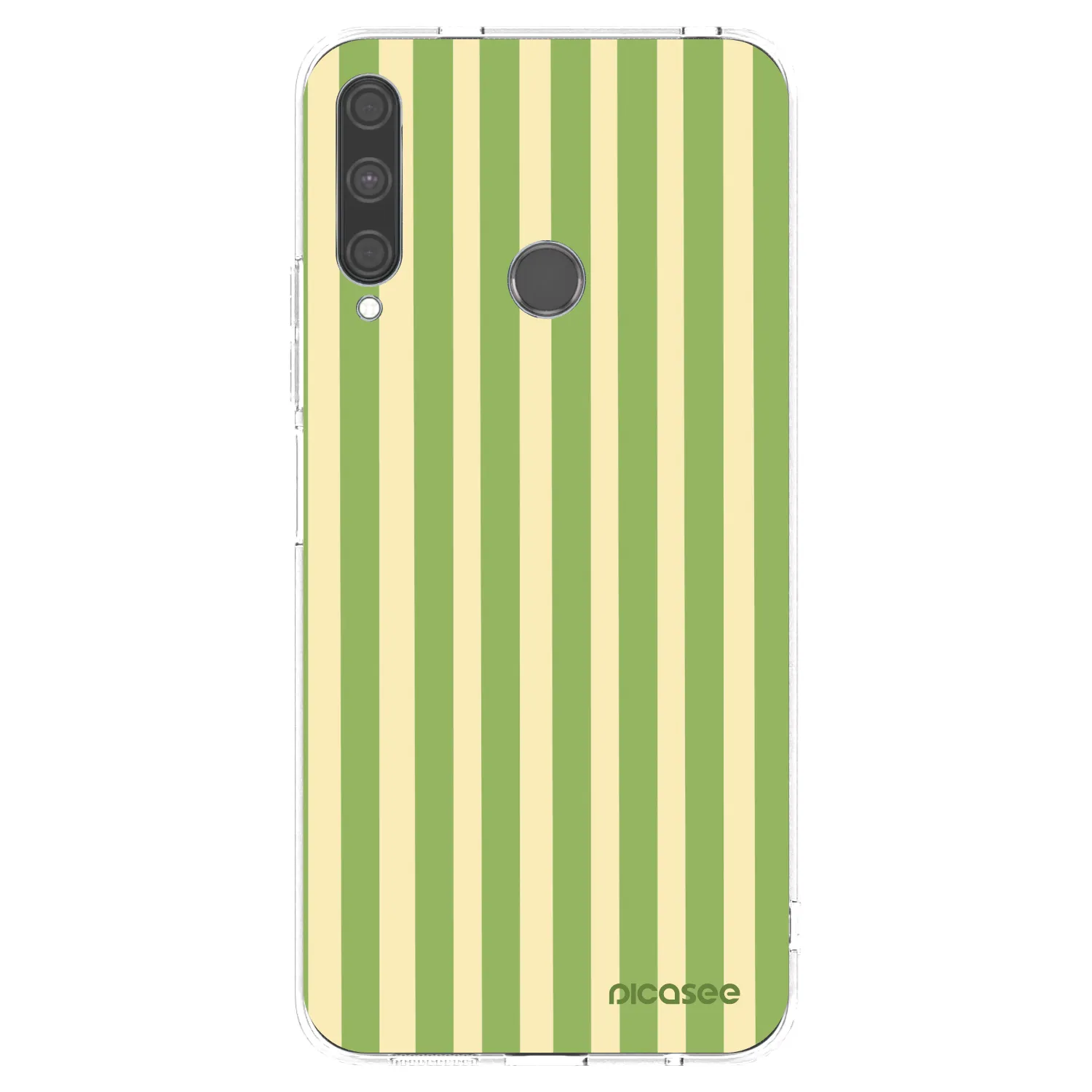 Picasee διαφανής θήκη σιλικόνης Huawei P40 Lite E - Lines Matcha