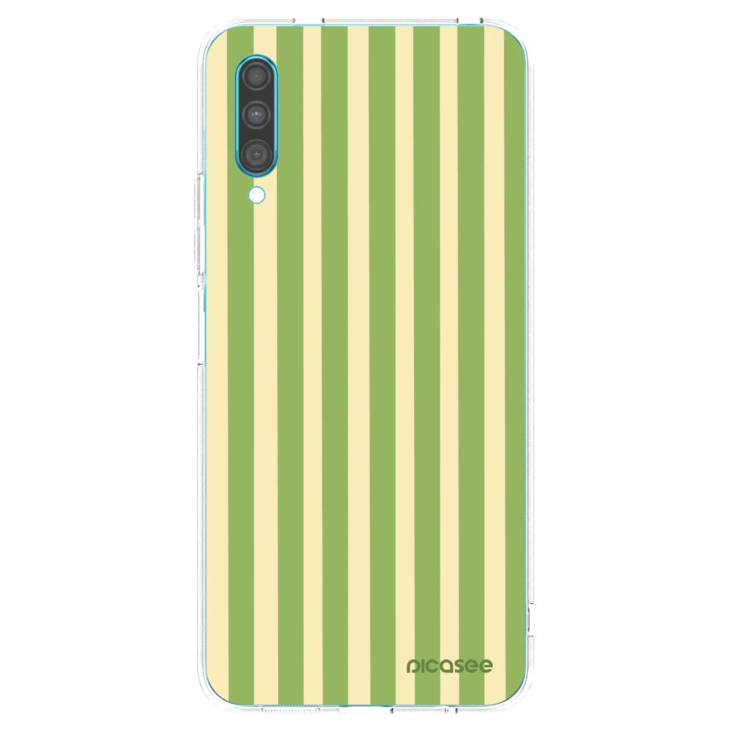 Picasee διαφανής θήκη σιλικόνης Samsung Galaxy A30s A307F - Lines Matcha