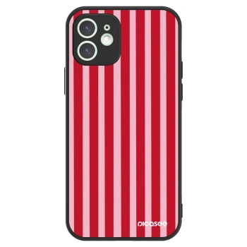 Picasee ULTIMATE CASE για Apple iPhone 12 - Lines red