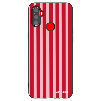 Θήκη για Realme C3 - Lines red