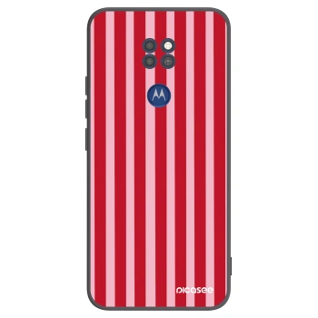 Θήκη για Motorola Moto G9 Play - Lines red