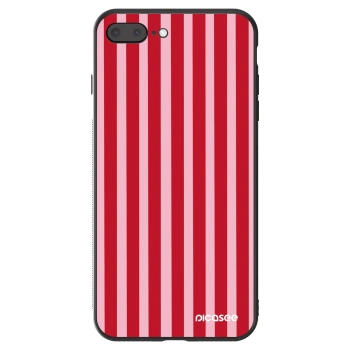Θήκη για Apple iPhone 8 Plus - Lines red