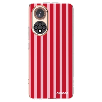 Picasee διαφανής θήκη σιλικόνης Huawei Nova 9 - Lines red