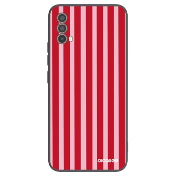 Θήκη για Motorola Moto E40 - Lines red