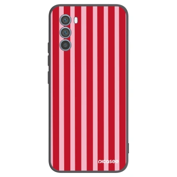 Θήκη για Motorola Moto G62 - Lines red