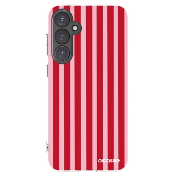 Picasee διαφανής θήκη σιλικόνης Samsung Galaxy S23 FE S711B - Lines red