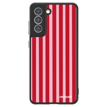 Picasee ULTIMATE CASE PowerShare για Samsung Galaxy S21 FE 5G - Lines red
