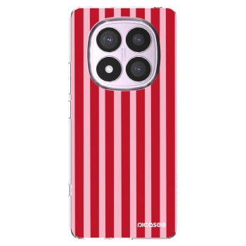 Picasee διαφανής θήκη σιλικόνης Xiaomi Redmi Note 14 Pro 5G - Lines red