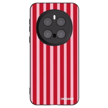 Picasee Μαύρη θήκη σιλικόνης για Honor Magic7 Pro 5G - Lines red