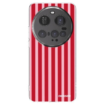 Picasee διαφανής θήκη σιλικόνης Xiaomi 15 Ultra - Lines red