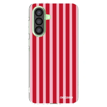 Picasee διαφανής θήκη σιλικόνης Samsung Galaxy A26 5G A266B - Lines red