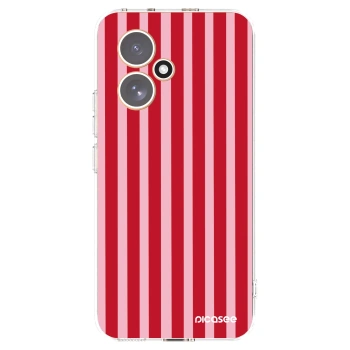 Picasee διαφανής θήκη σιλικόνης Honor 400 5G - Lines red
