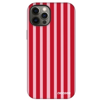 Θήκη για Apple iPhone 12 Pro - Lines red