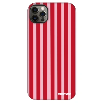 Θήκη για Apple iPhone 12 Pro Max - Lines red