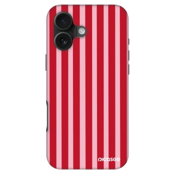 Θήκη για Apple iPhone 16 - Lines red