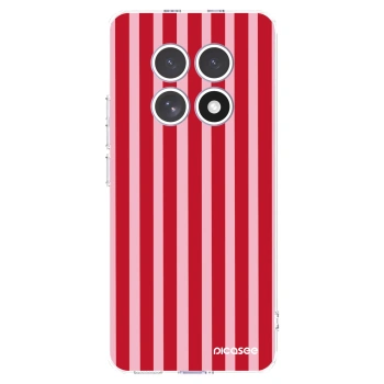Picasee διαφανής θήκη σιλικόνης Xiaomi Redmi Note 15 4G - Lines red