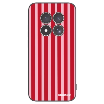 Picasee Μαύρη θήκη σιλικόνης για Xiaomi Redmi Note 15 Pro 5G - Lines red