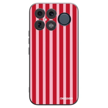 Picasee Μαύρη θήκη σιλικόνης για Xiaomi Poco F8 Ultra - Lines red
