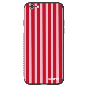 Θήκη για Apple iPhone 6/6S - Lines red