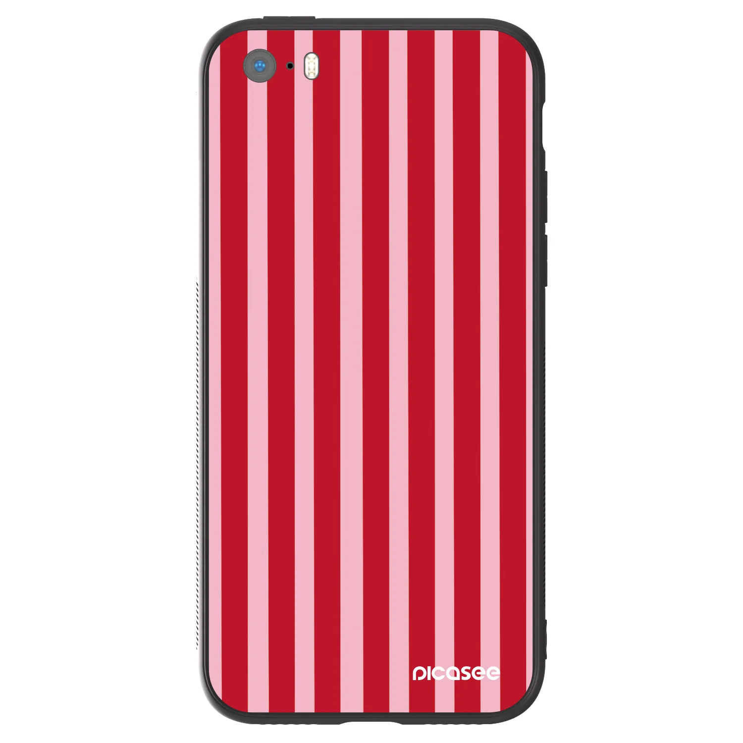 Picasee ULTIMATE CASE για Apple iPhone 5/5S/SE - Lines red