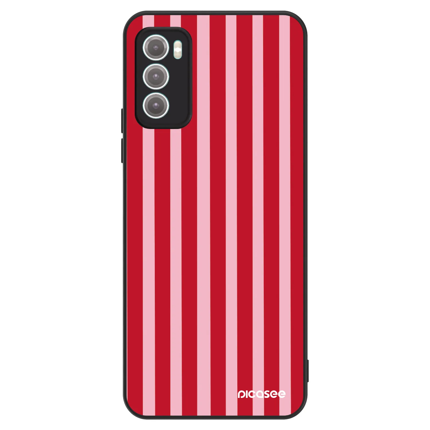 Picasee ULTIMATE CASE για Motorola Moto G60 - Lines red