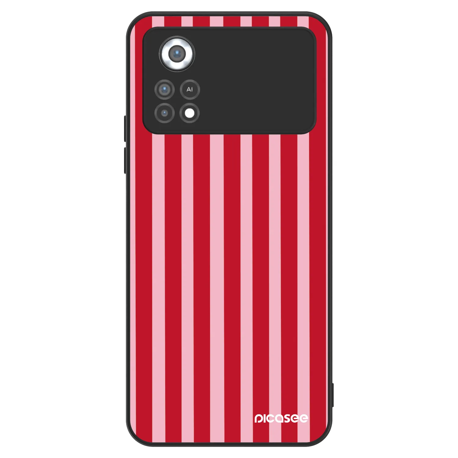 Picasee ULTIMATE CASE για Xiaomi Poco X4 Pro 5G - Lines red