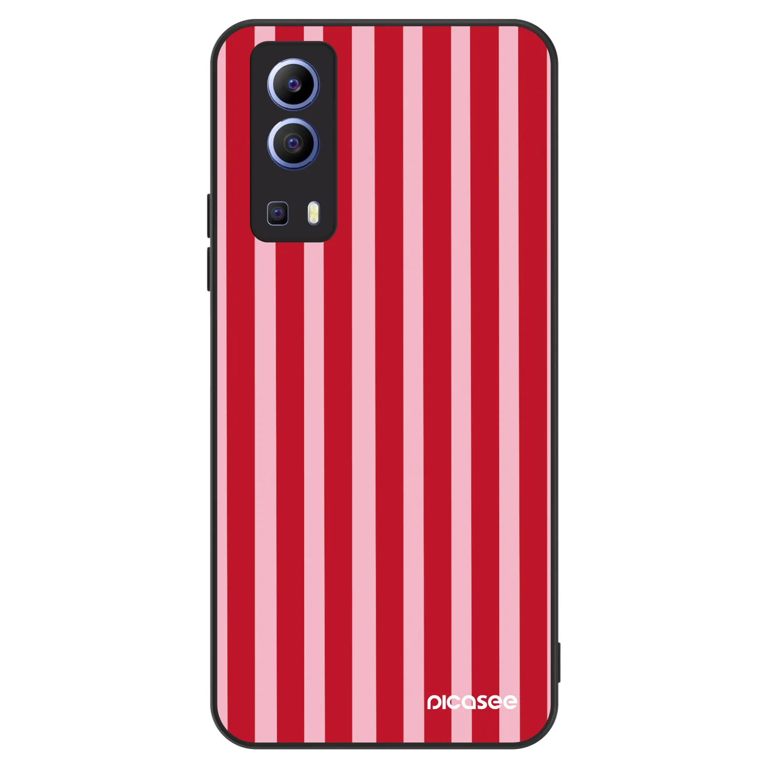 Picasee ULTIMATE CASE για Vivo Y52 5G - Lines red