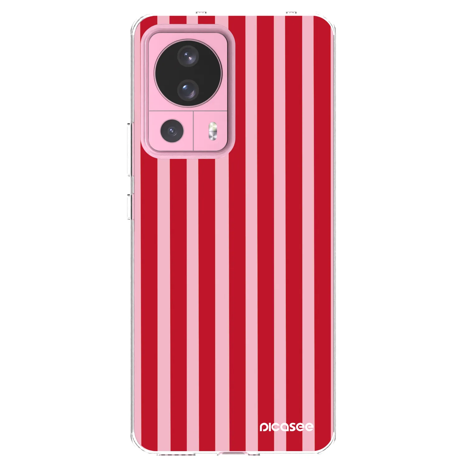 Picasee διαφανής θήκη σιλικόνης Xiaomi 13 Lite - Lines red