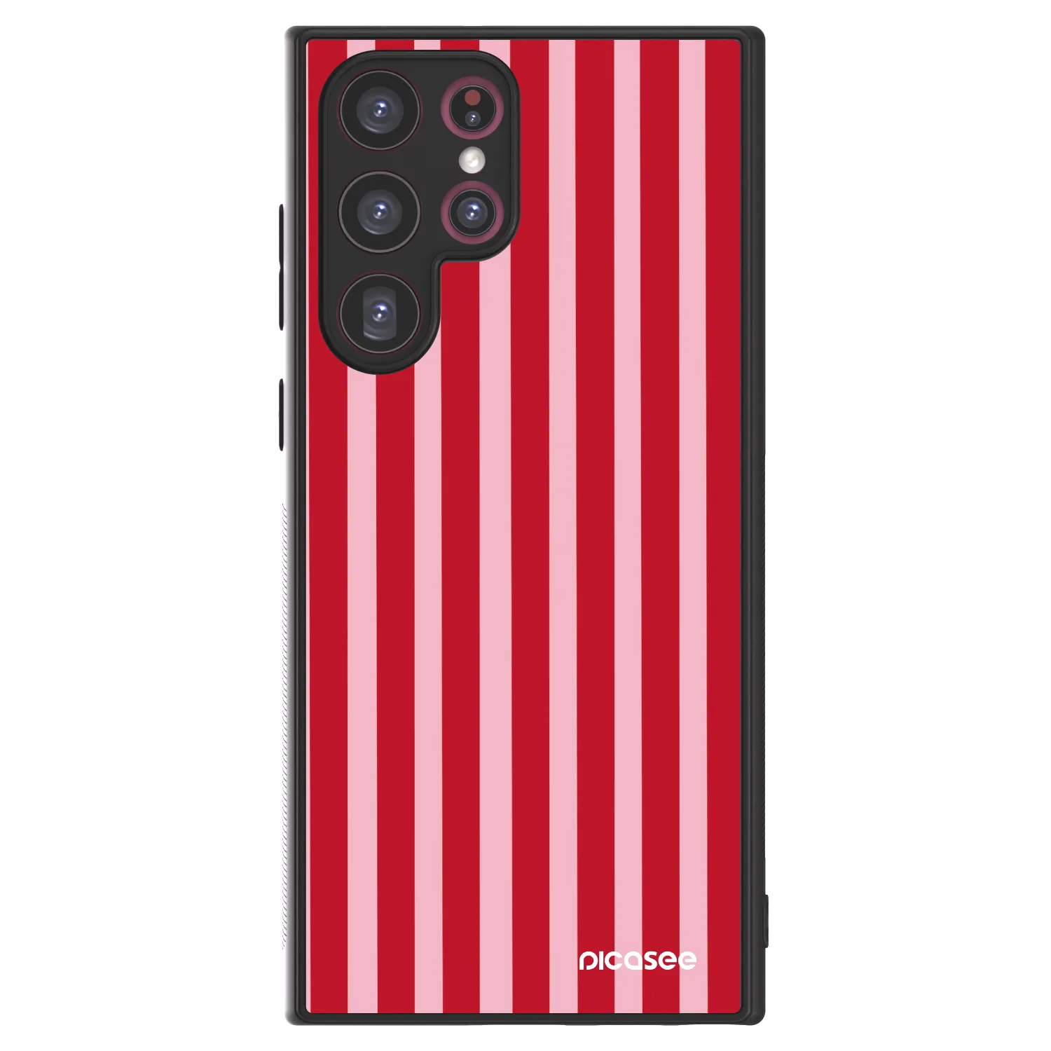Picasee ULTIMATE CASE PowerShare για Samsung Galaxy S22 Ultra 5G - Lines red