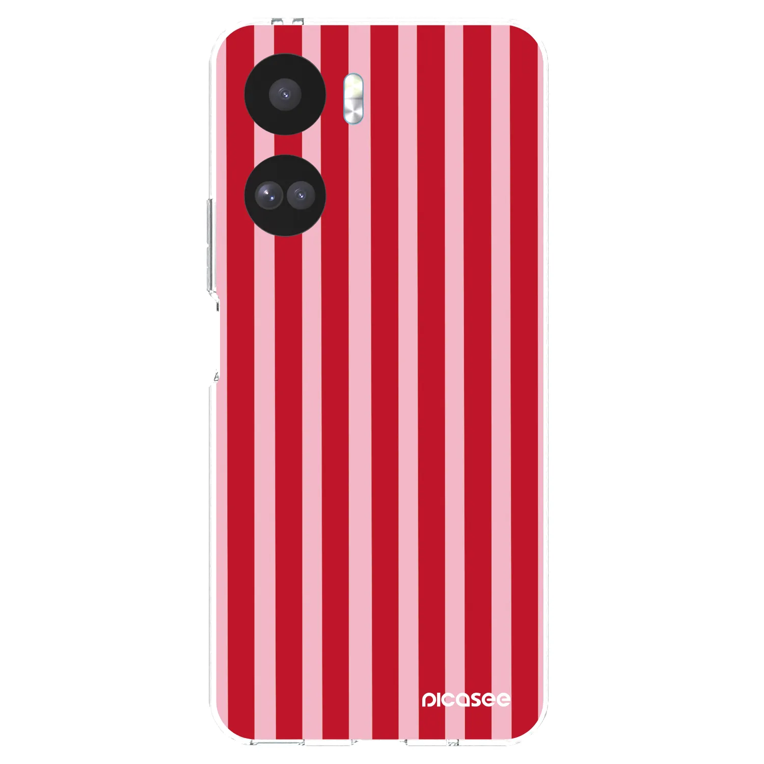 Picasee διαφανής θήκη σιλικόνης Honor 90 Lite 5G - Lines red