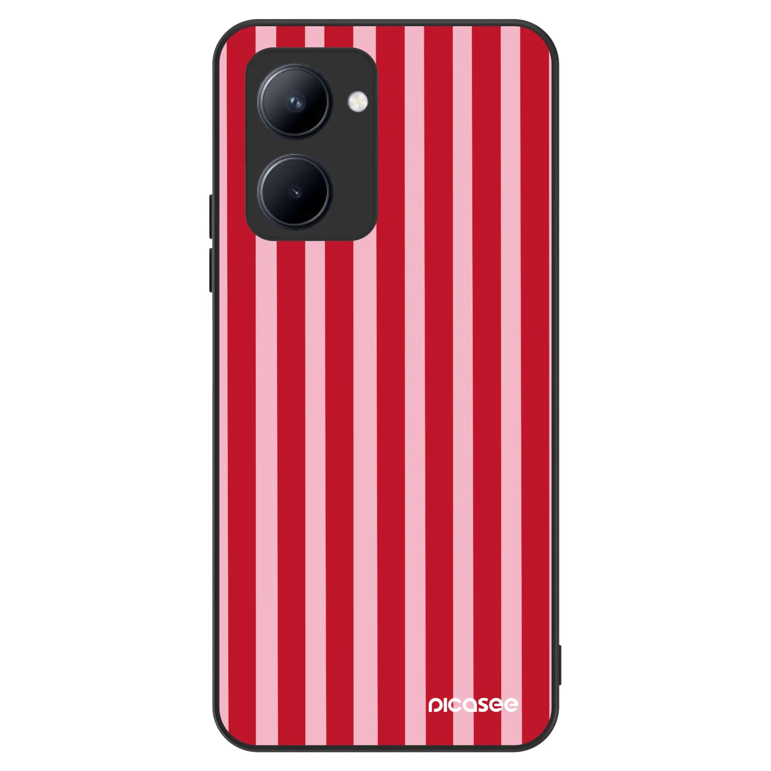 Picasee ULTIMATE CASE για Realme C33 (2023) - Lines red