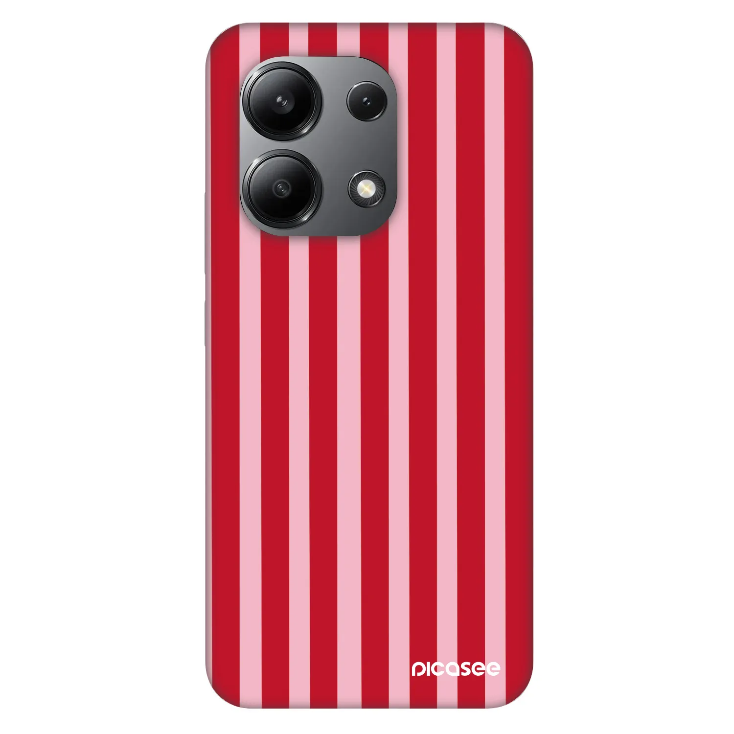 Picasee Fashion Case για Xiaomi Redmi Note 13 4G - Lines red