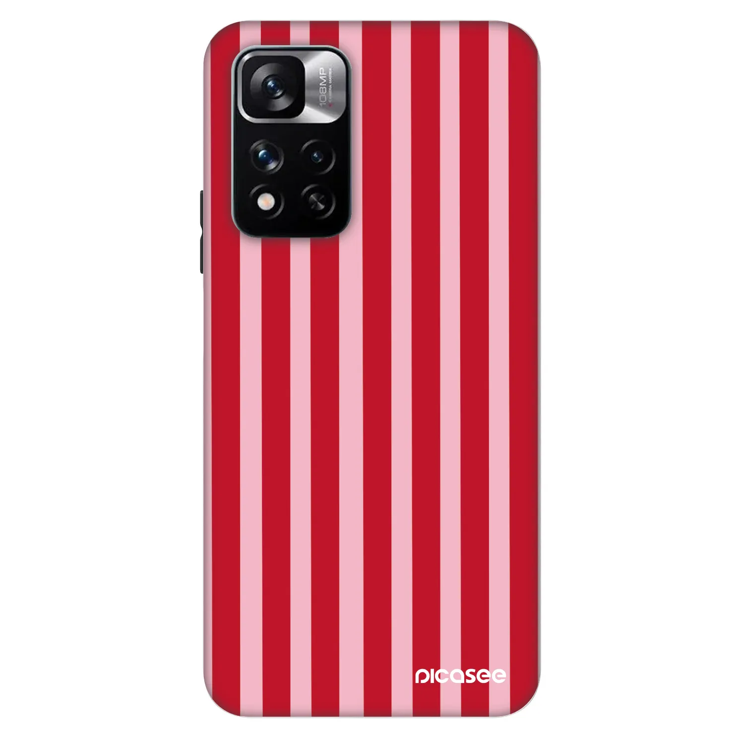 Picasee Fashion Case για Xiaomi Redmi Note 11 Pro - Lines red
