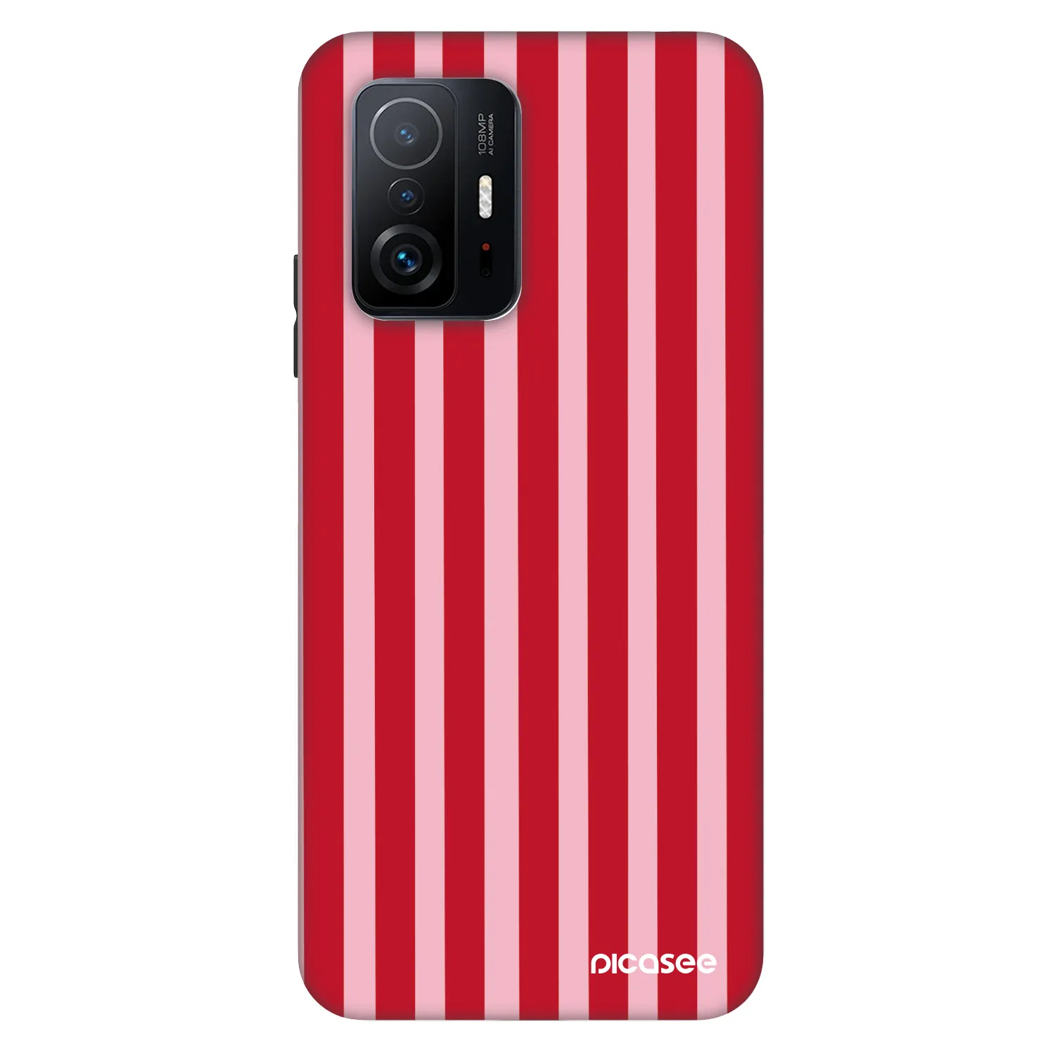 Picasee Fashion Case για Xiaomi 11T Pro - Lines red