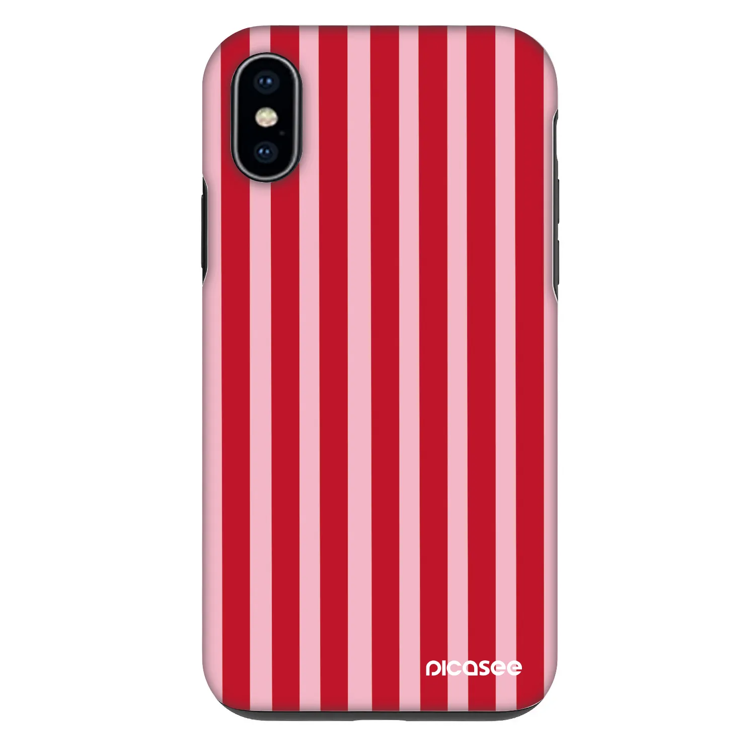Picasee Fashion Case για Apple iPhone X/XS - Lines red