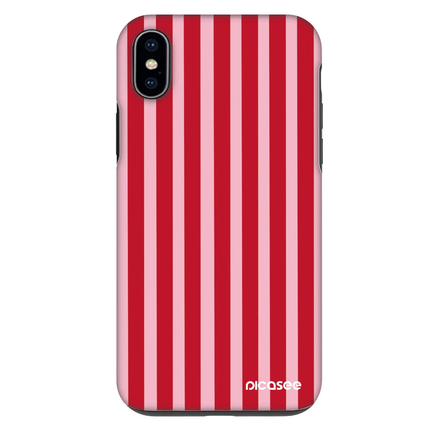 Picasee Fashion Case για Apple iPhone XS Max - Lines red