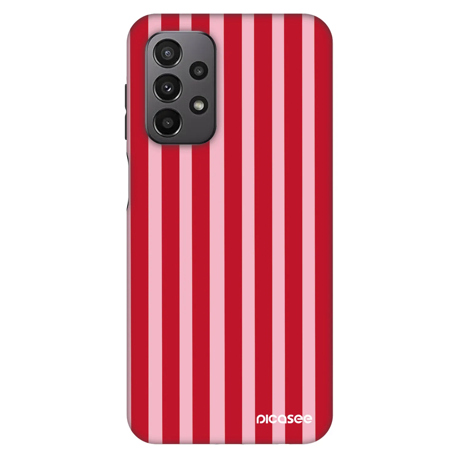 Picasee Fashion Case για Samsung Galaxy A23 A236B 5G - Lines red