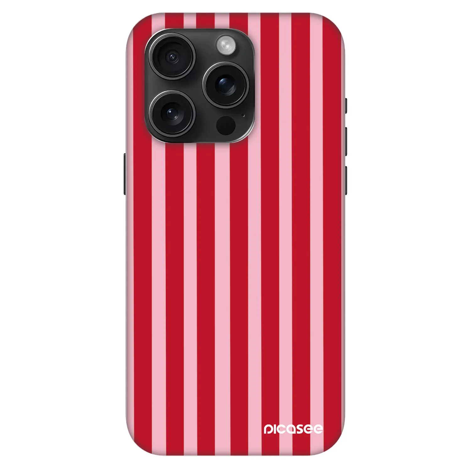 Picasee Fashion Case MagSafe για Apple iPhone 15 Pro - Lines red