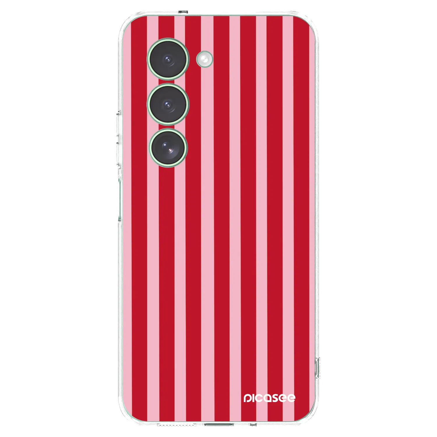 Picasee διαφανής θήκη σιλικόνης Xiaomi Redmi 15 5G - Lines red