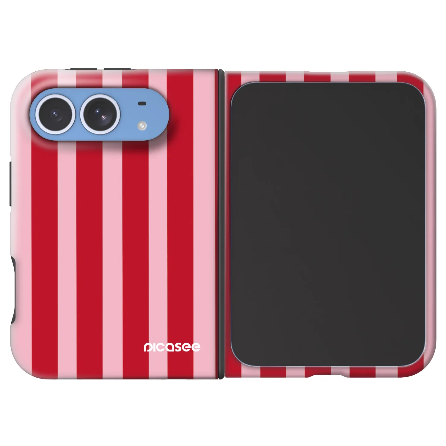Picasee Fashion Case MagSafe για Apple iPhone Duo - Lines red