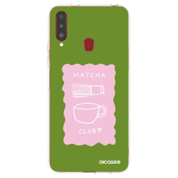 Picasee διαφανής θήκη σιλικόνης Samsung Galaxy A20s - Matcha club