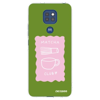 Picasee διαφανής θήκη σιλικόνης Motorola Moto G9 Play - Matcha club