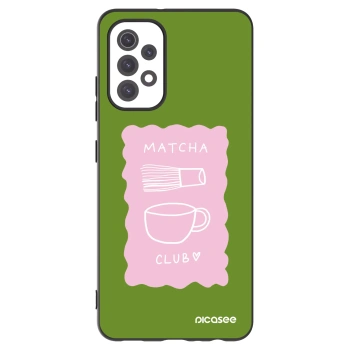 Picasee Μαύρη θήκη σιλικόνης για Samsung Galaxy A32 5G A326B - Matcha club
