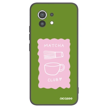 Picasee Μαύρη θήκη σιλικόνης για Xiaomi Mi 11 - Matcha club